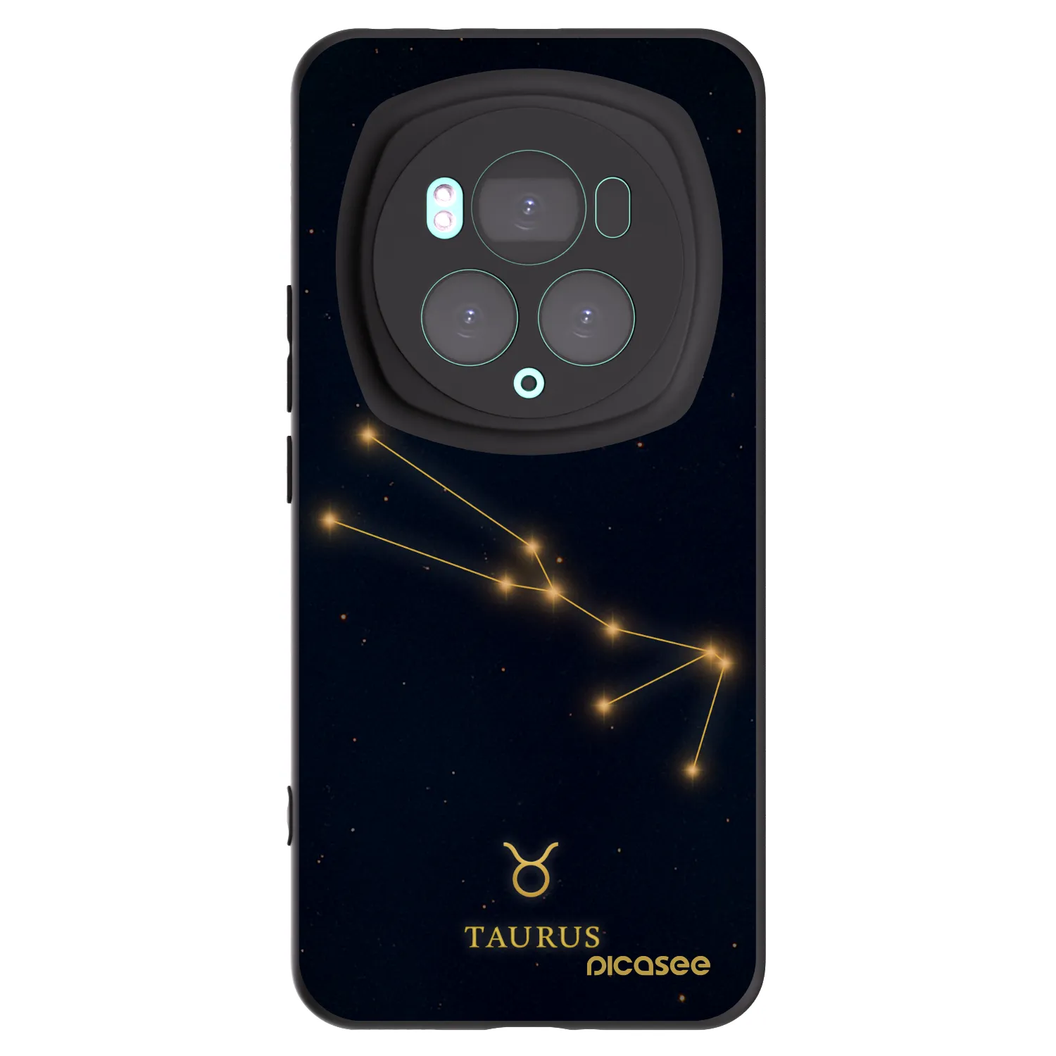 Picasee silikonový černý obal pro Honor Magic6 Pro - TAURUS