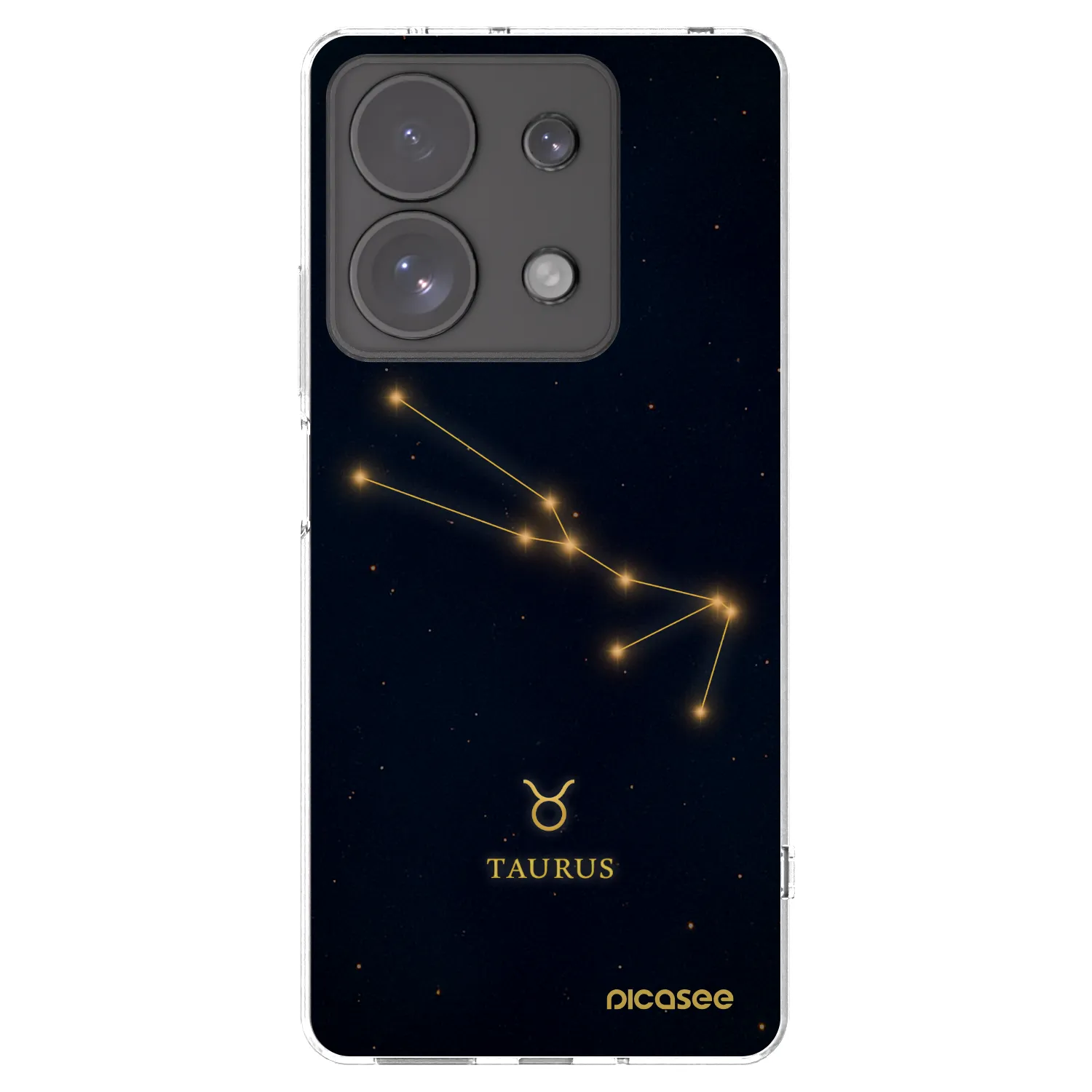 Picasee silikonový průhledný obal pro Xiaomi Redmi Note 13 Pro 4G - TAURUS