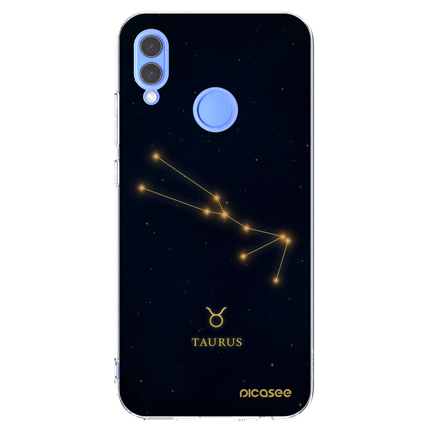 Picasee silikonový průhledný obal pro Huawei P Smart 2019 - TAURUS