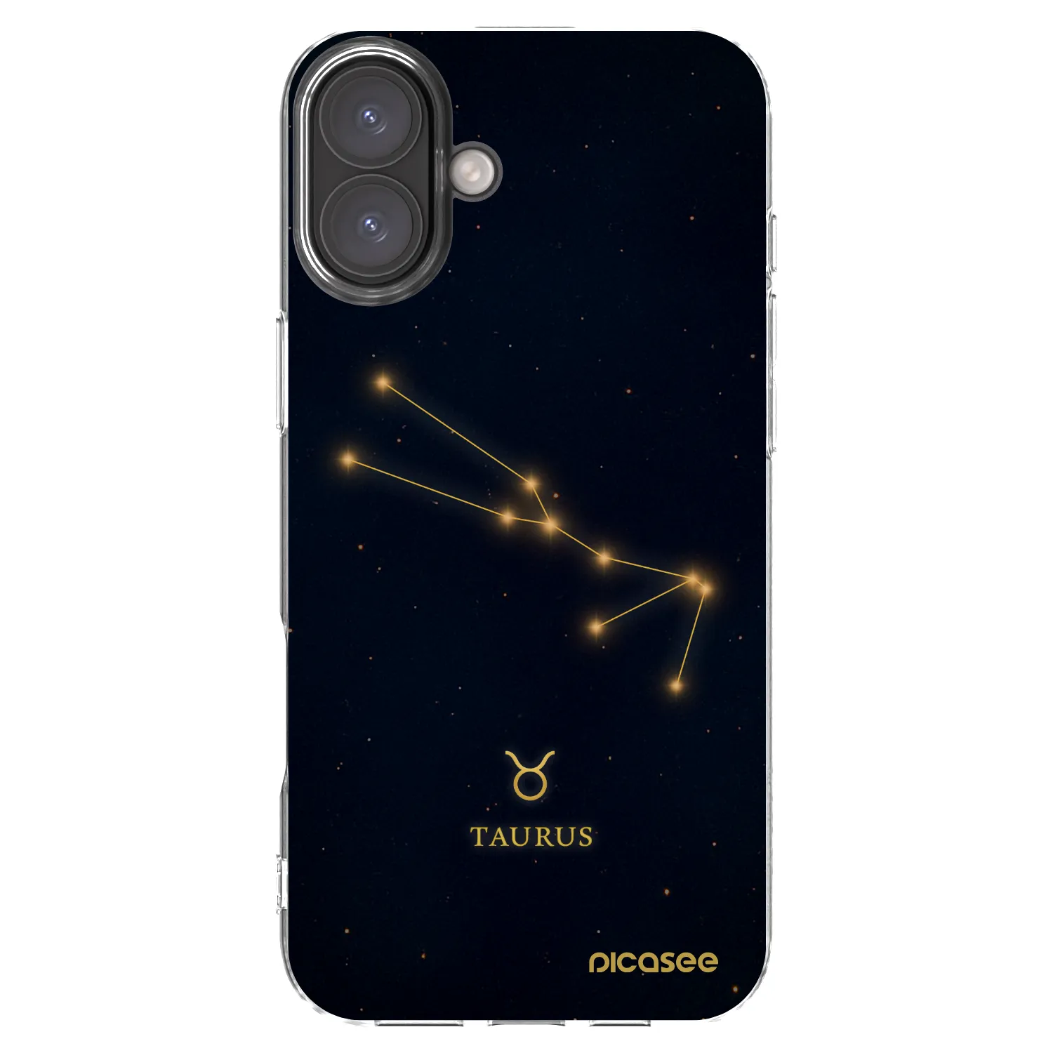 Picasee silikonový průhledný obal pro Apple iPhone 16 Plus - TAURUS