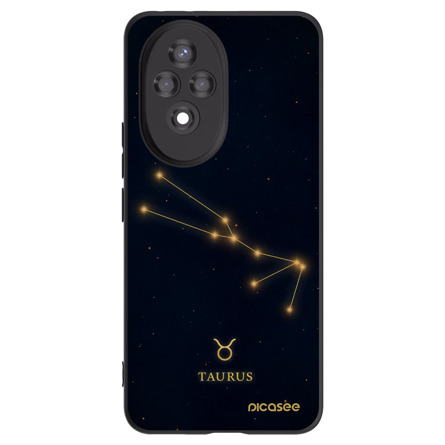 Picasee silikonový černý obal pro Honor 200 5G - TAURUS
