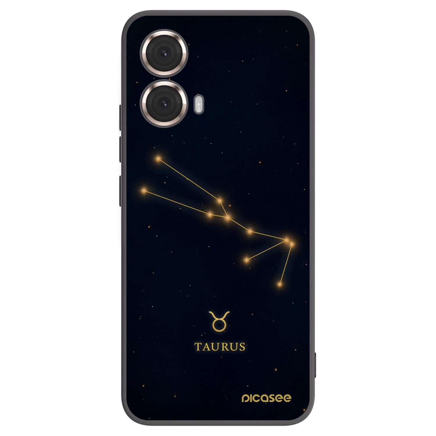 Picasee silikonový černý obal pro Motorola Moto G85 - TAURUS