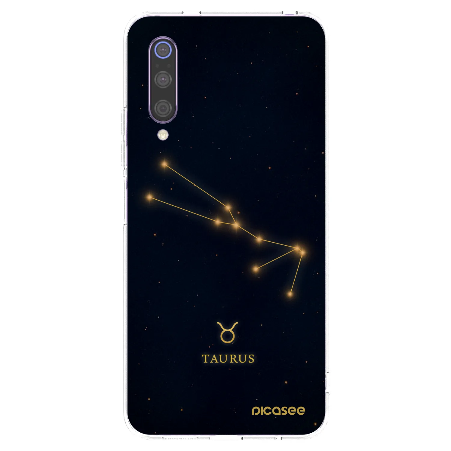 Picasee silikonový průhledný obal pro Xiaomi Mi 9 - TAURUS