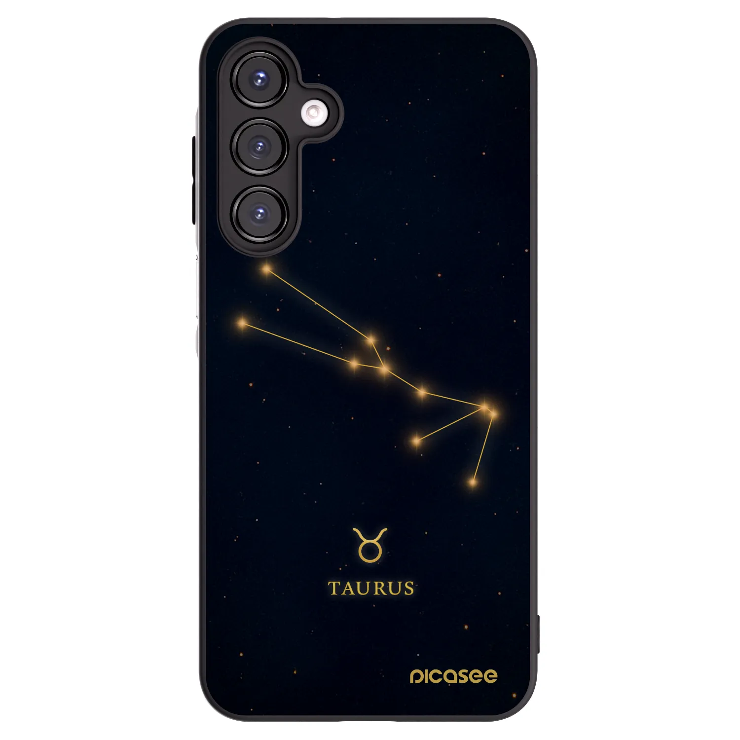 Picasee silikonový černý obal pro Samsung Galaxy A16 5G - TAURUS
