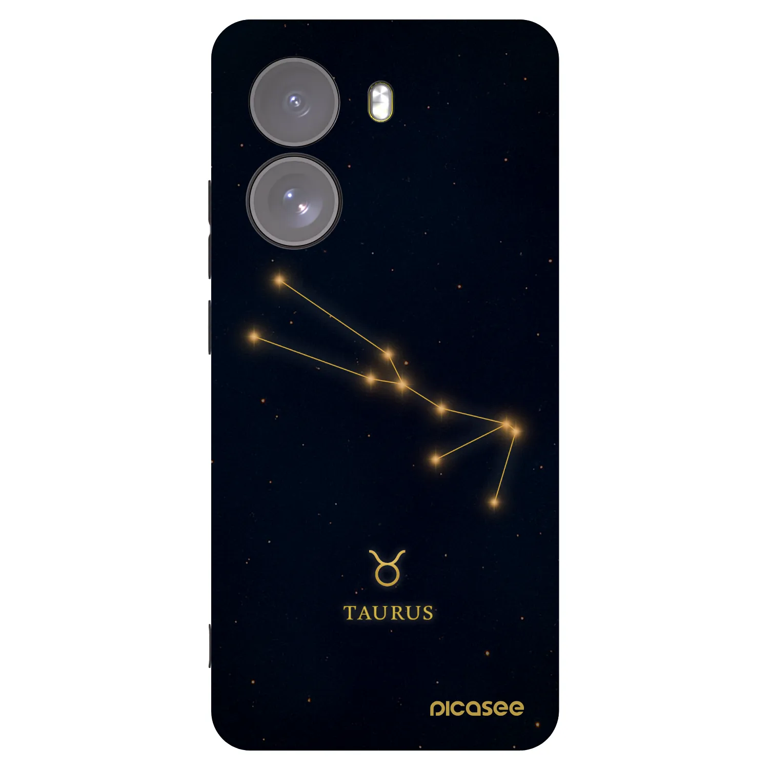 Picasee silikonový černý obal pro Xiaomi Poco X7 - TAURUS