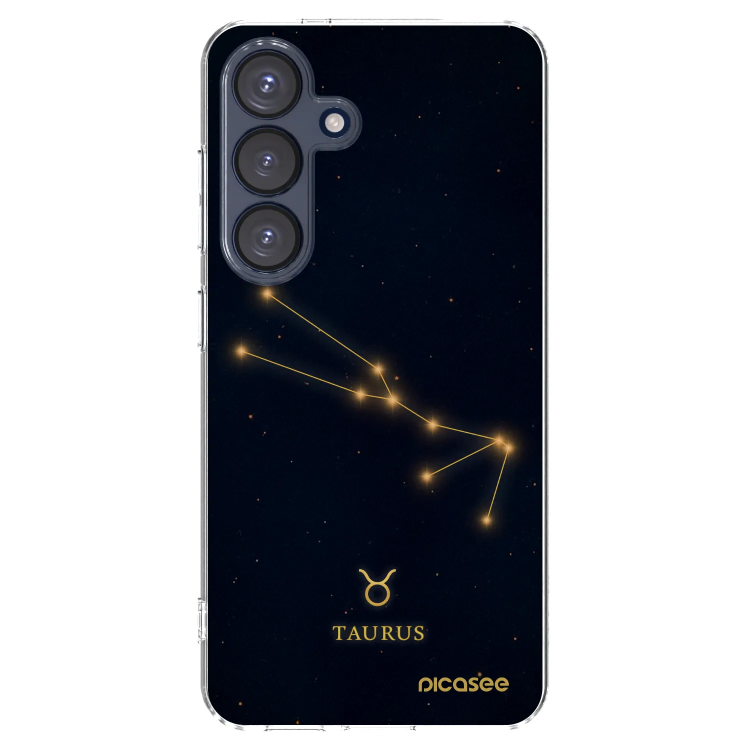 Picasee silikonový průhledný obal pro Samsung Galaxy S25 5G - TAURUS