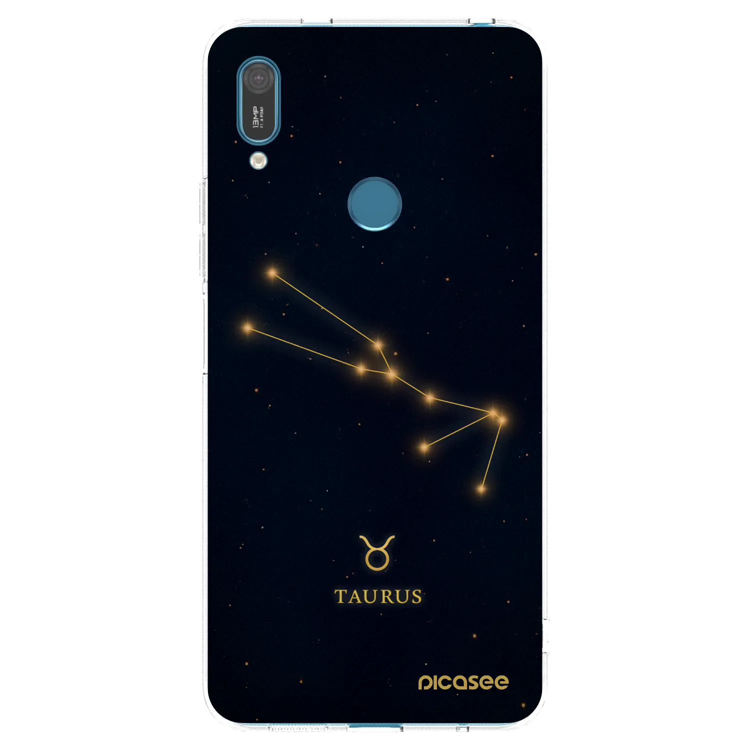 Picasee silikonový průhledný obal pro Huawei Y7 2019 - TAURUS