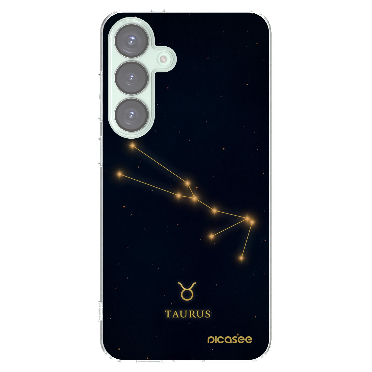 Picasee silikonový průhledný obal pro Samsung Galaxy S25+ 5G - TAURUS