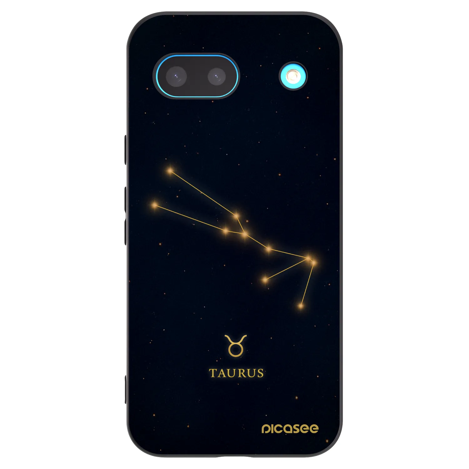 Picasee silikonový černý obal pro Google Pixel 8 - TAURUS