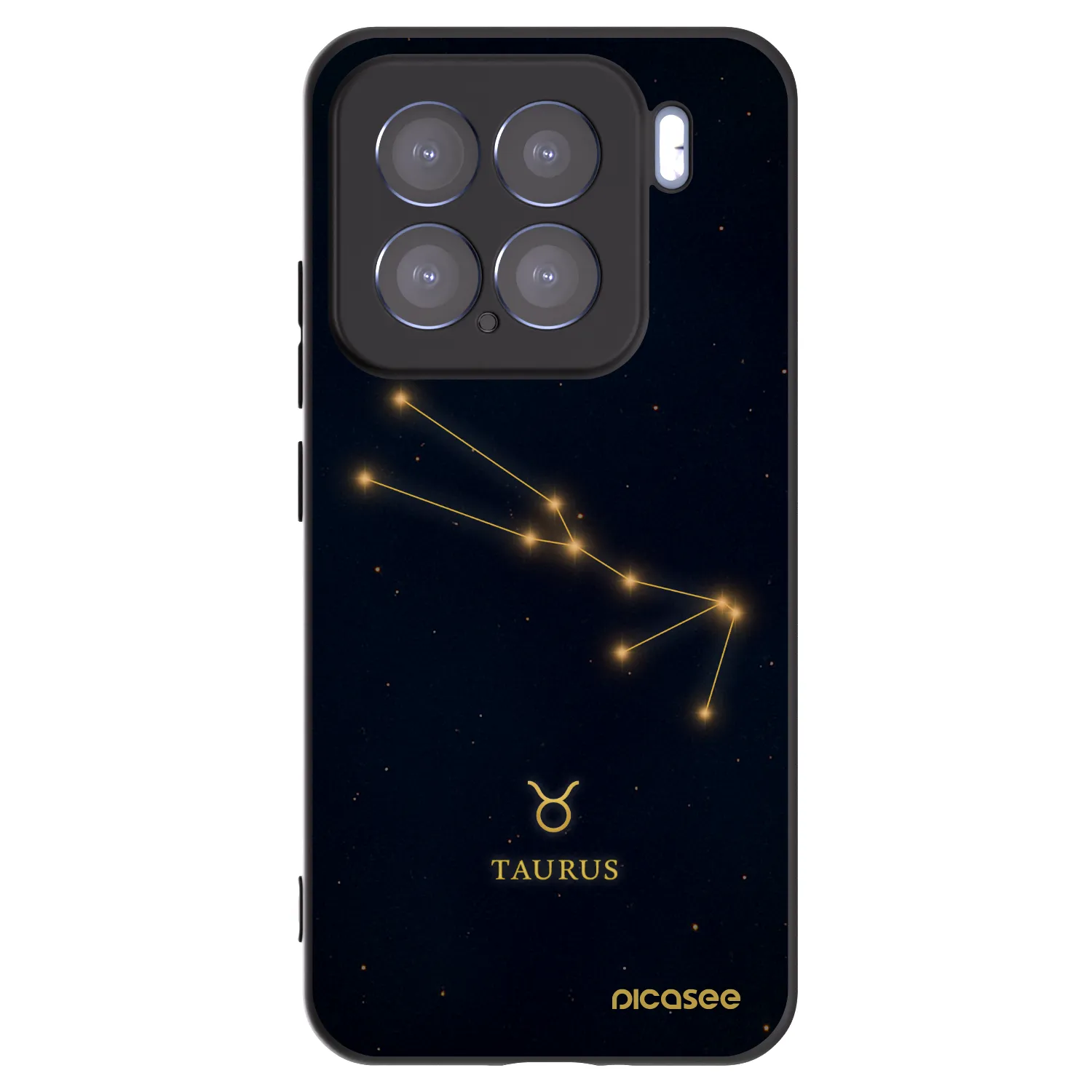 Picasee silikonový černý obal pro Xiaomi 15 - TAURUS