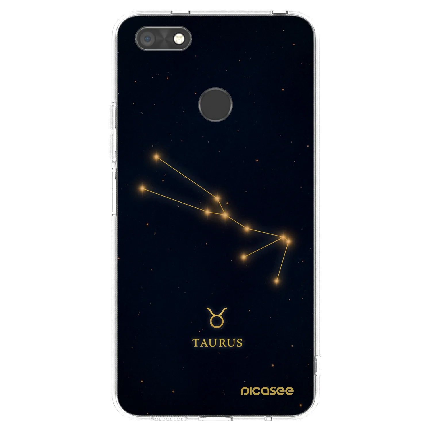 Picasee silikonový průhledný obal pro Huawei P9 Lite Mini - TAURUS