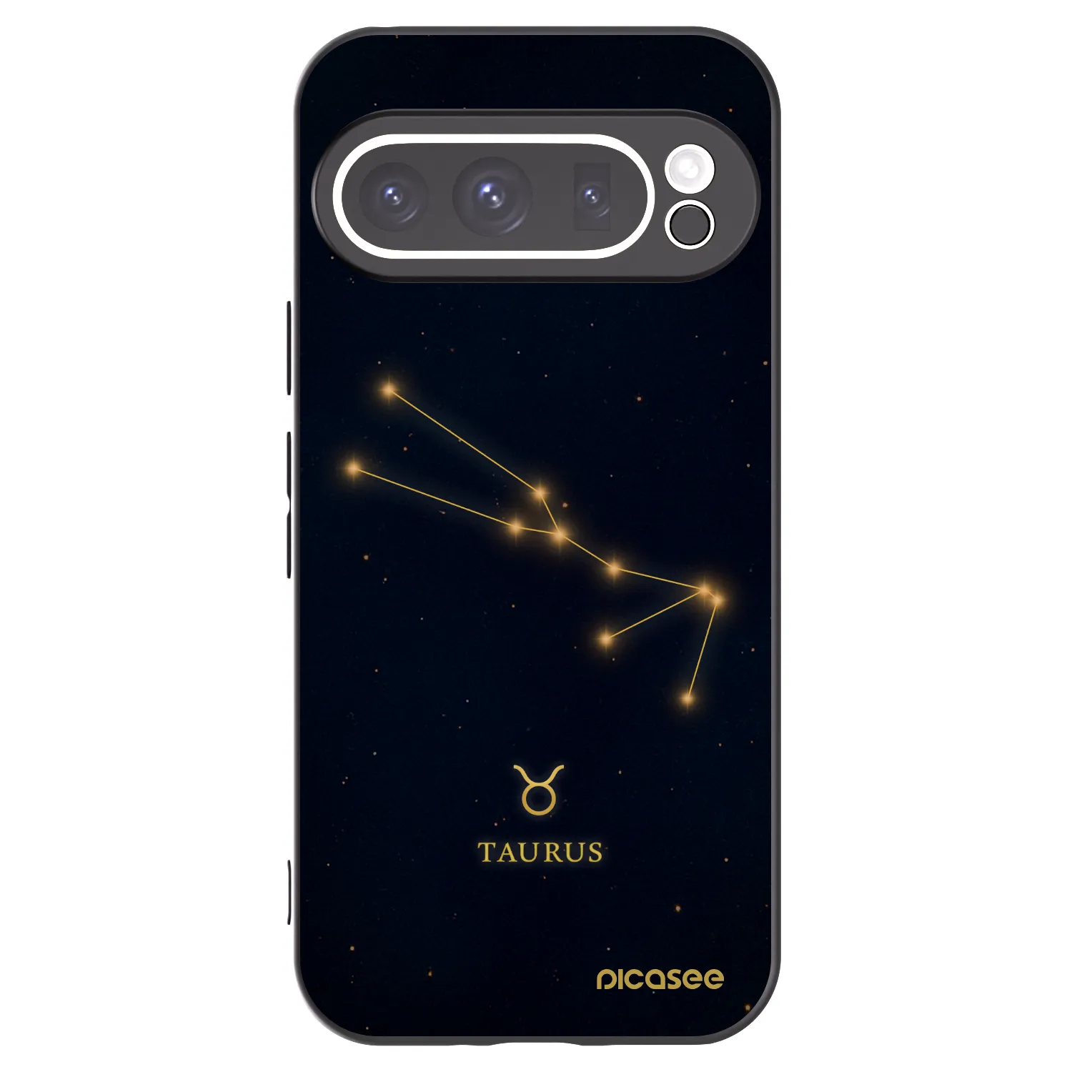 Picasee silikonový černý obal pro Google Pixel 9 Pro - TAURUS