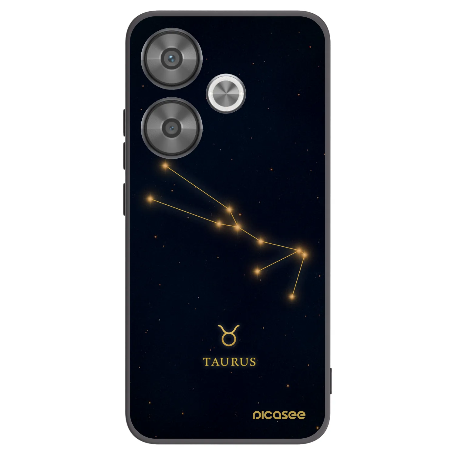 Picasee silikonový černý obal pro Xiaomi Poco F6 - TAURUS