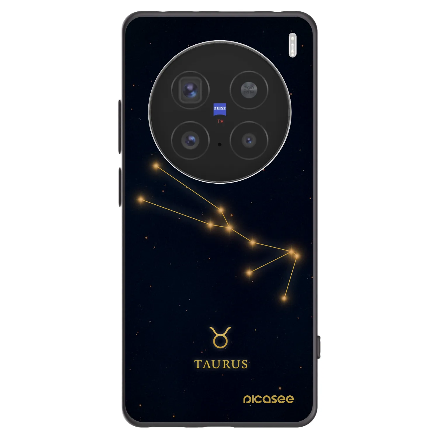 Picasee silikonový černý obal pro Vivo X200 Pro - TAURUS
