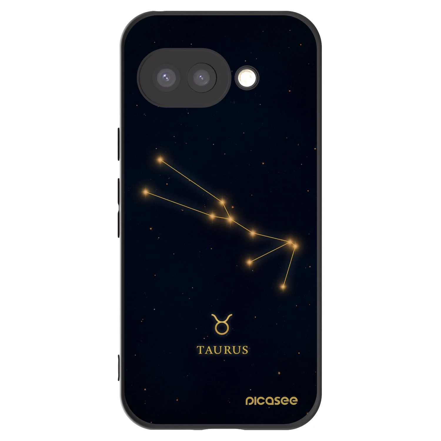 Picasee silikonový černý obal pro Google Pixel 9a - TAURUS