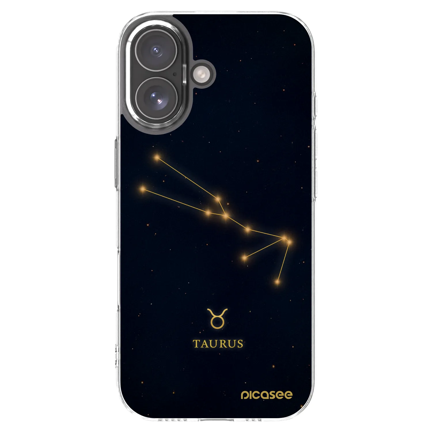 Picasee silikonový průhledný obal pro Apple iPhone 17 - TAURUS