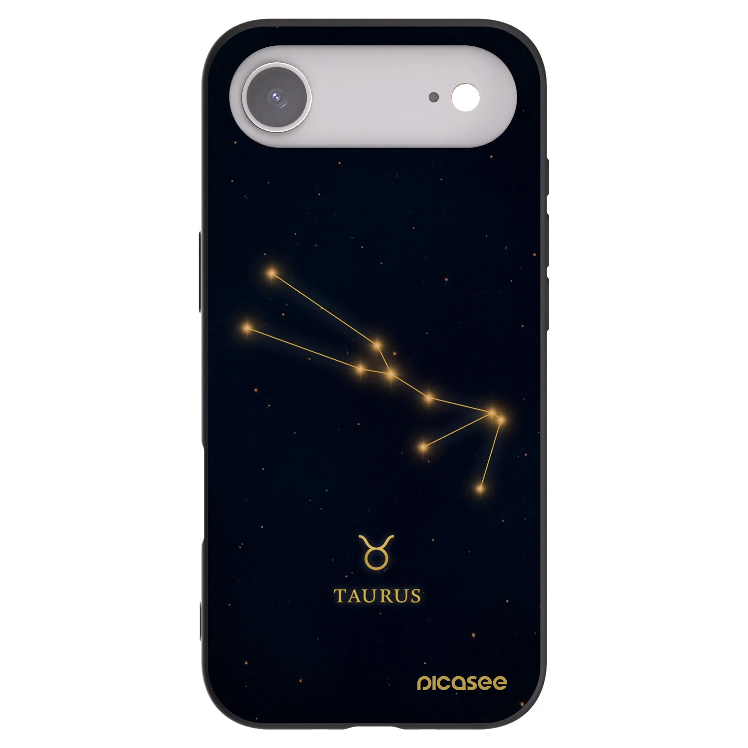 Picasee silikonový černý obal pro Apple iPhone Air - TAURUS