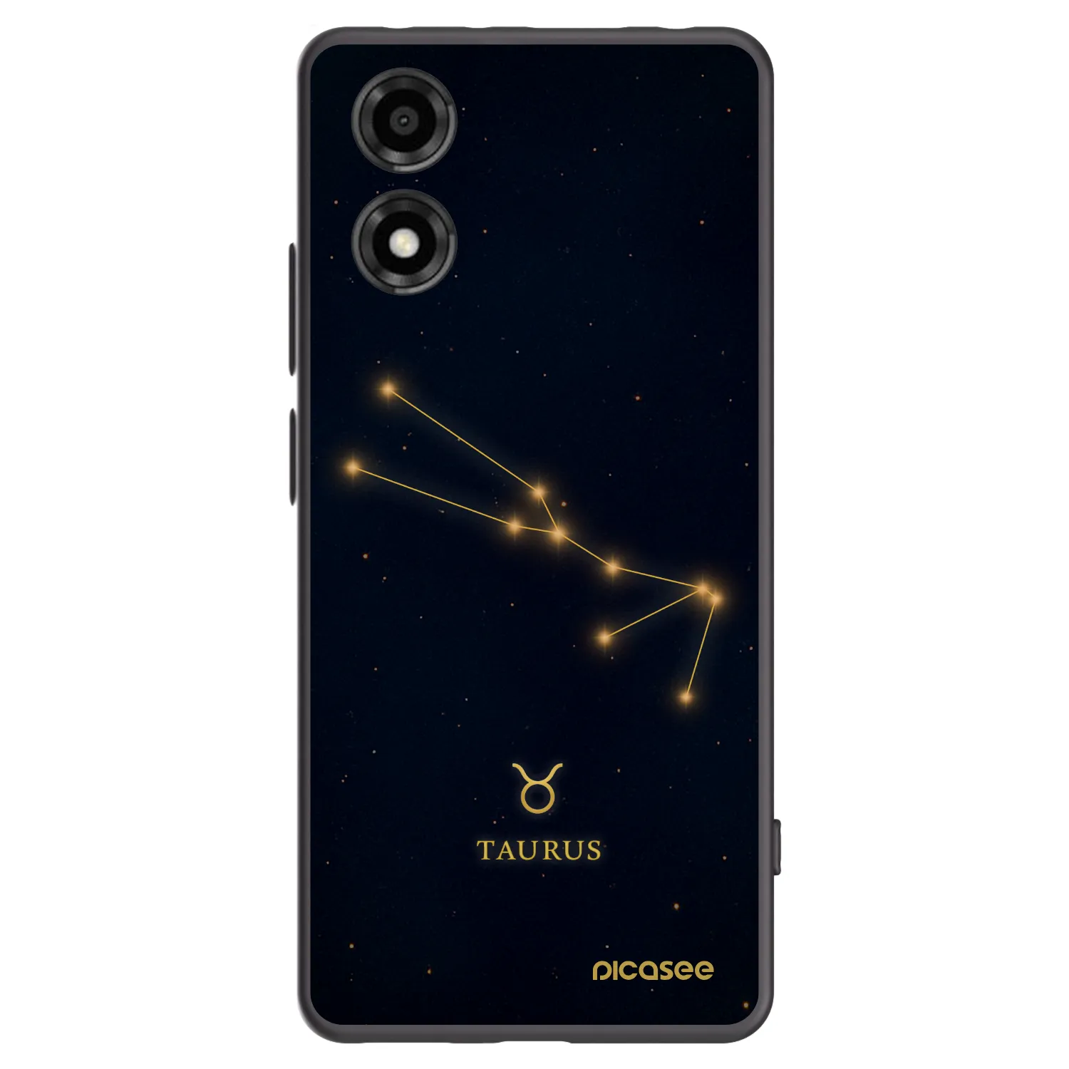 Picasee silikonový černý obal pro Motorola Moto E14 - TAURUS