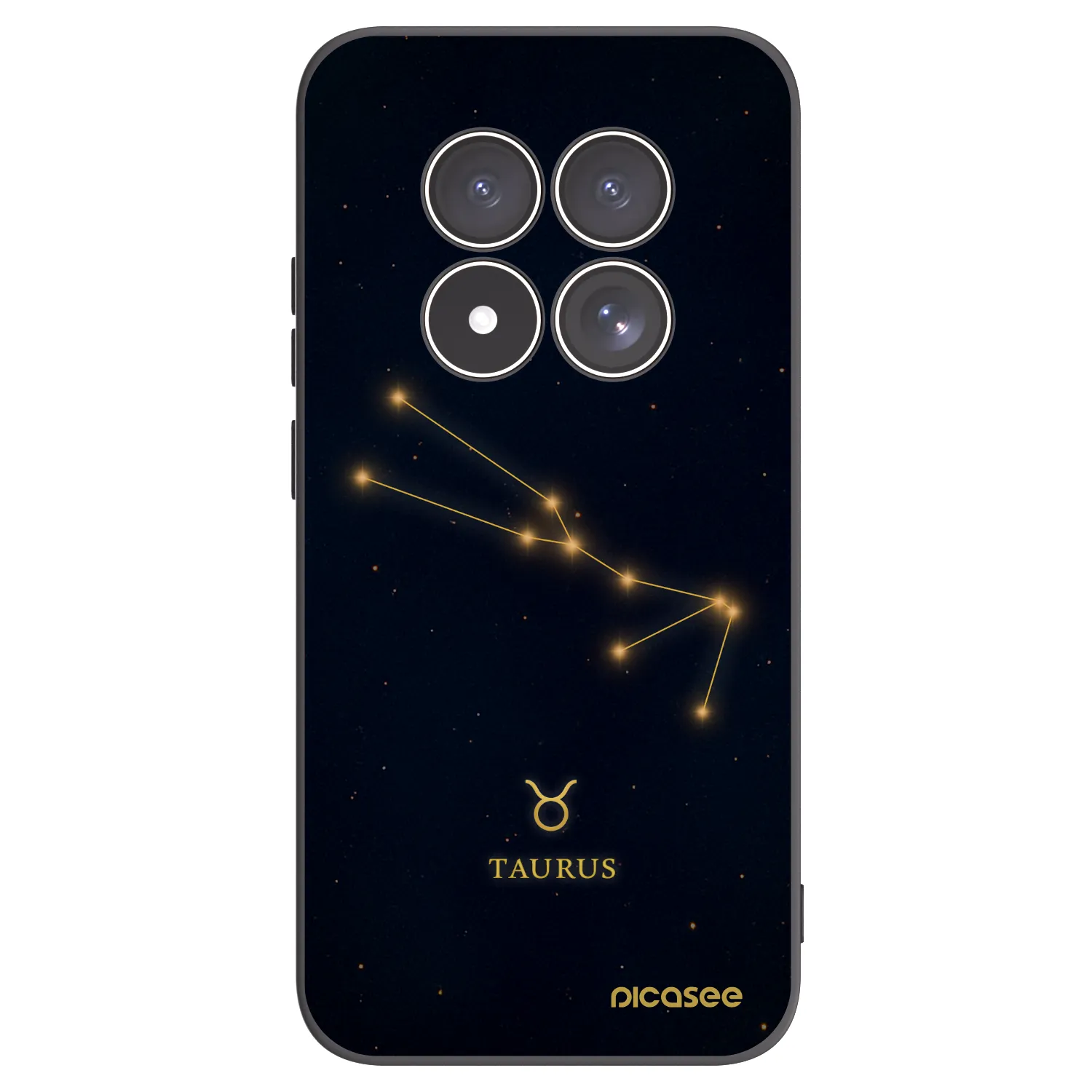 Picasee silikonový černý obal pro Xiaomi Redmi Note 15 Pro 4G - TAURUS