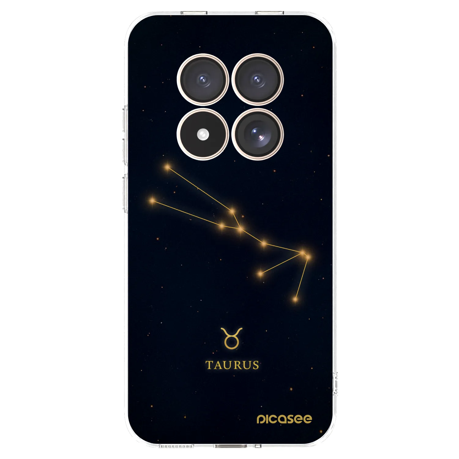 Picasee silikonový průhledný obal pro Xiaomi Redmi Note 15 Pro 4G - TAURUS