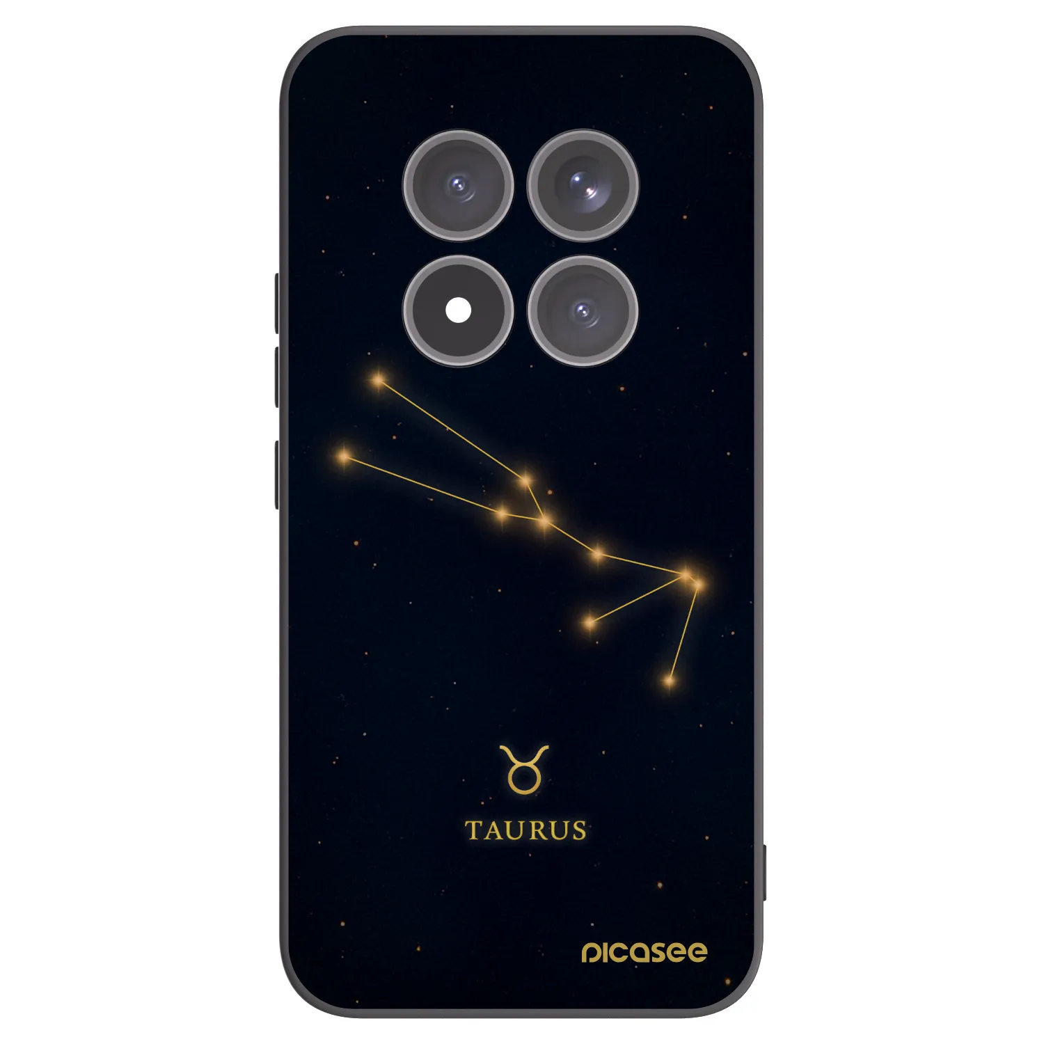 Picasee silikonový černý obal pro Xiaomi Redmi Note 15 Pro+ - TAURUS