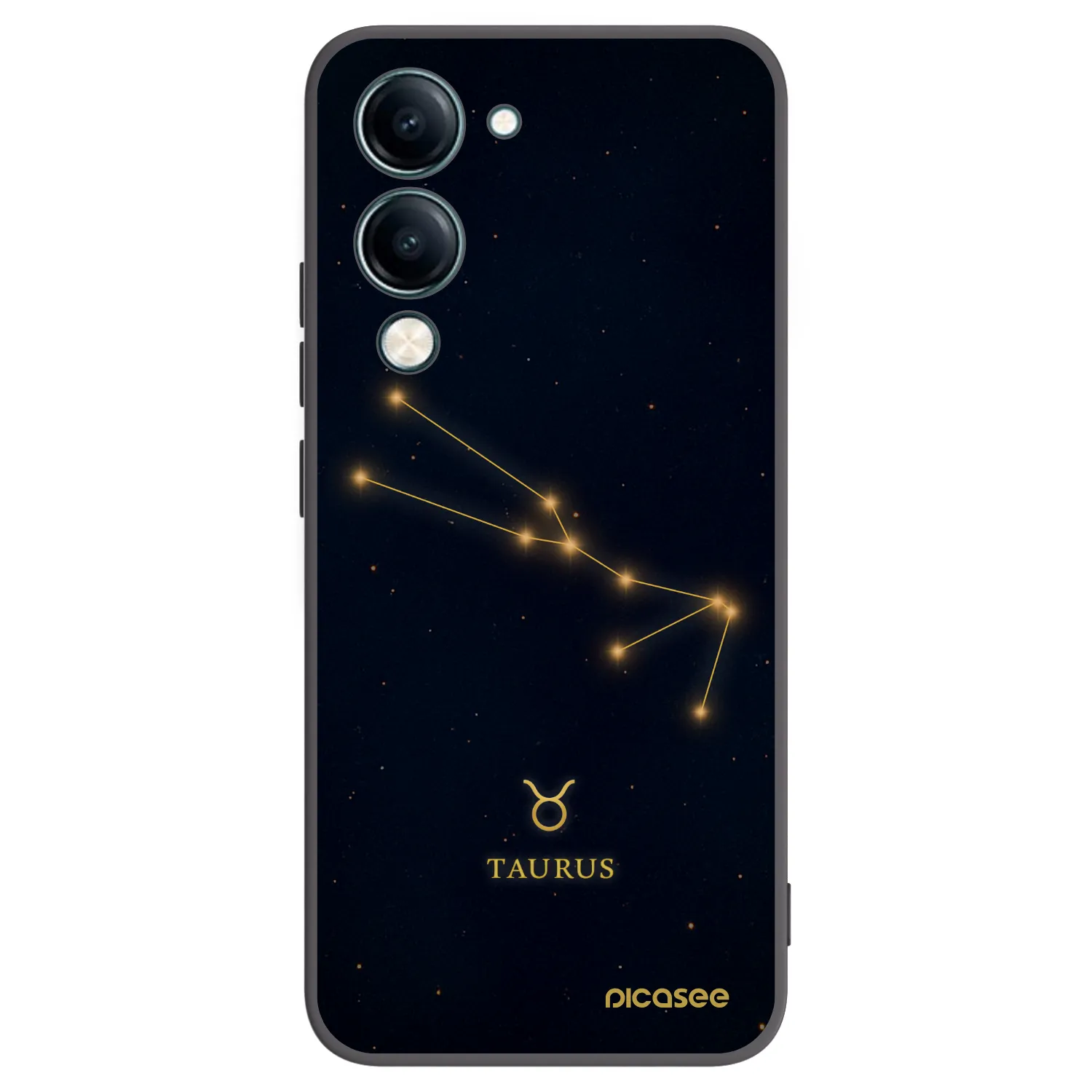 Picasee silikonový černý obal pro Vivo Y29s 5G - TAURUS
