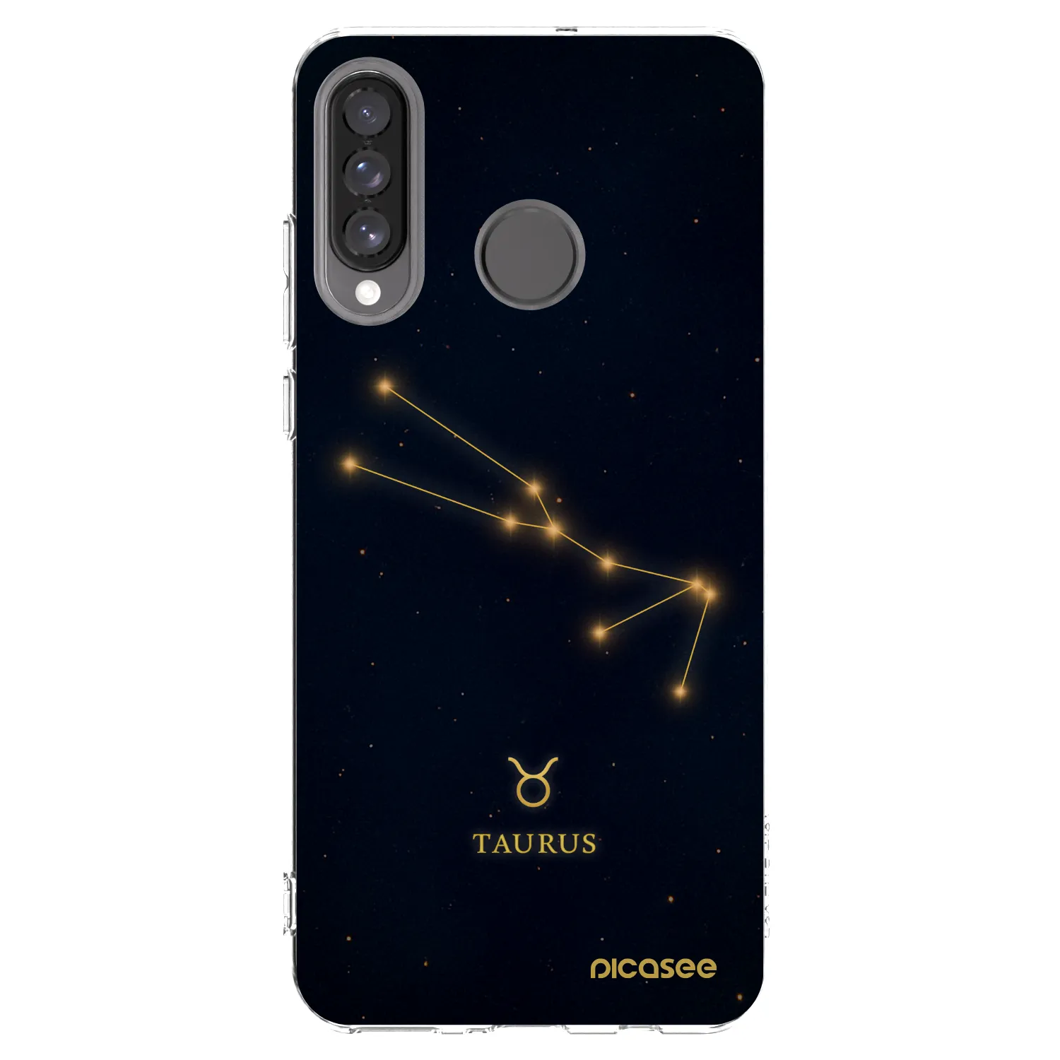 Picasee silikonový průhledný obal pro Huawei P30 Lite - TAURUS