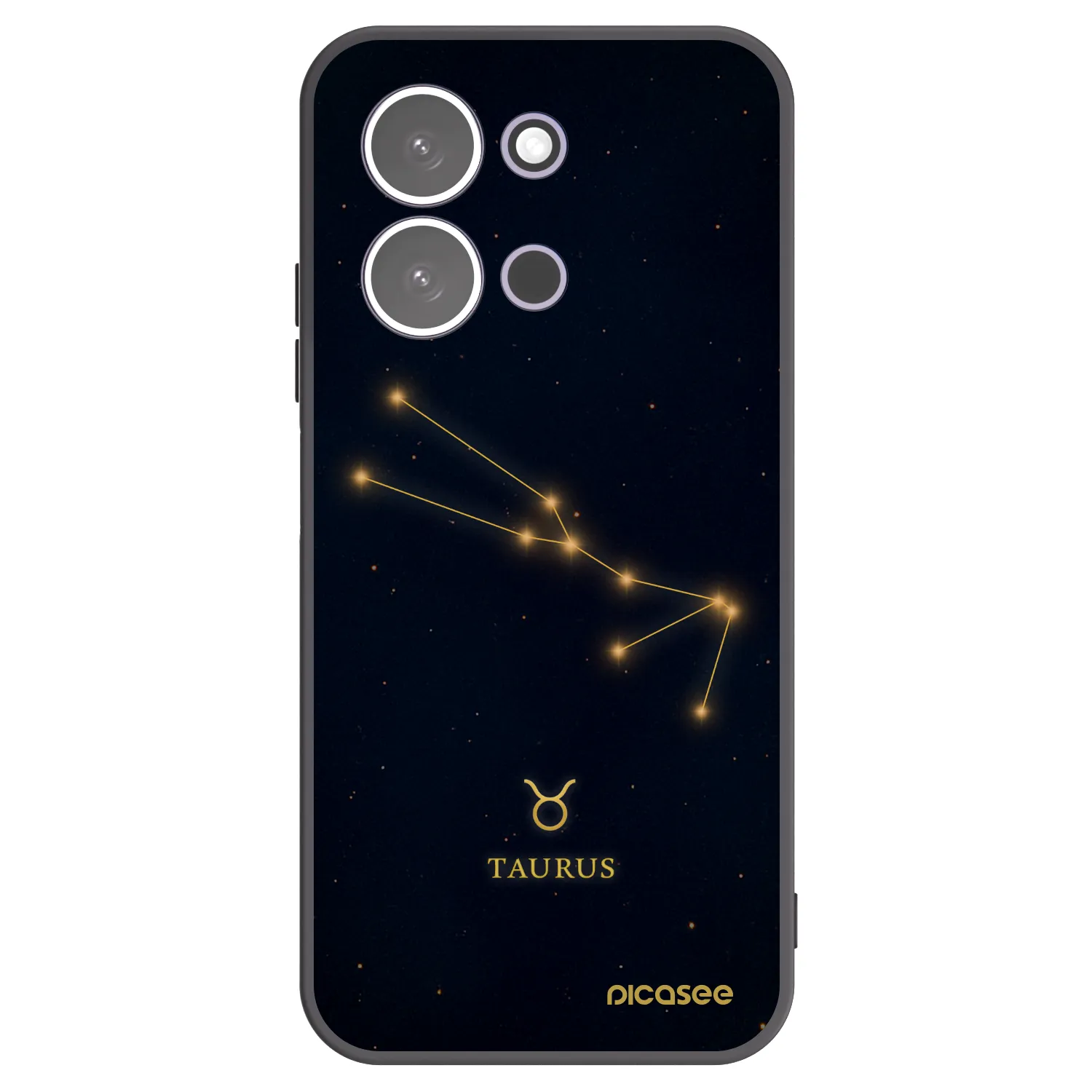 Picasee silikonový černý obal pro Xiaomi Redmi 15C 5G - TAURUS