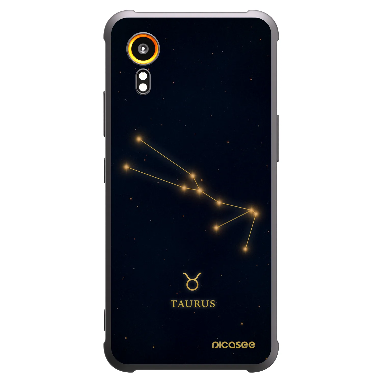 Picasee silikonový černý obal pro Samsung Galaxy Xcover 7 - TAURUS