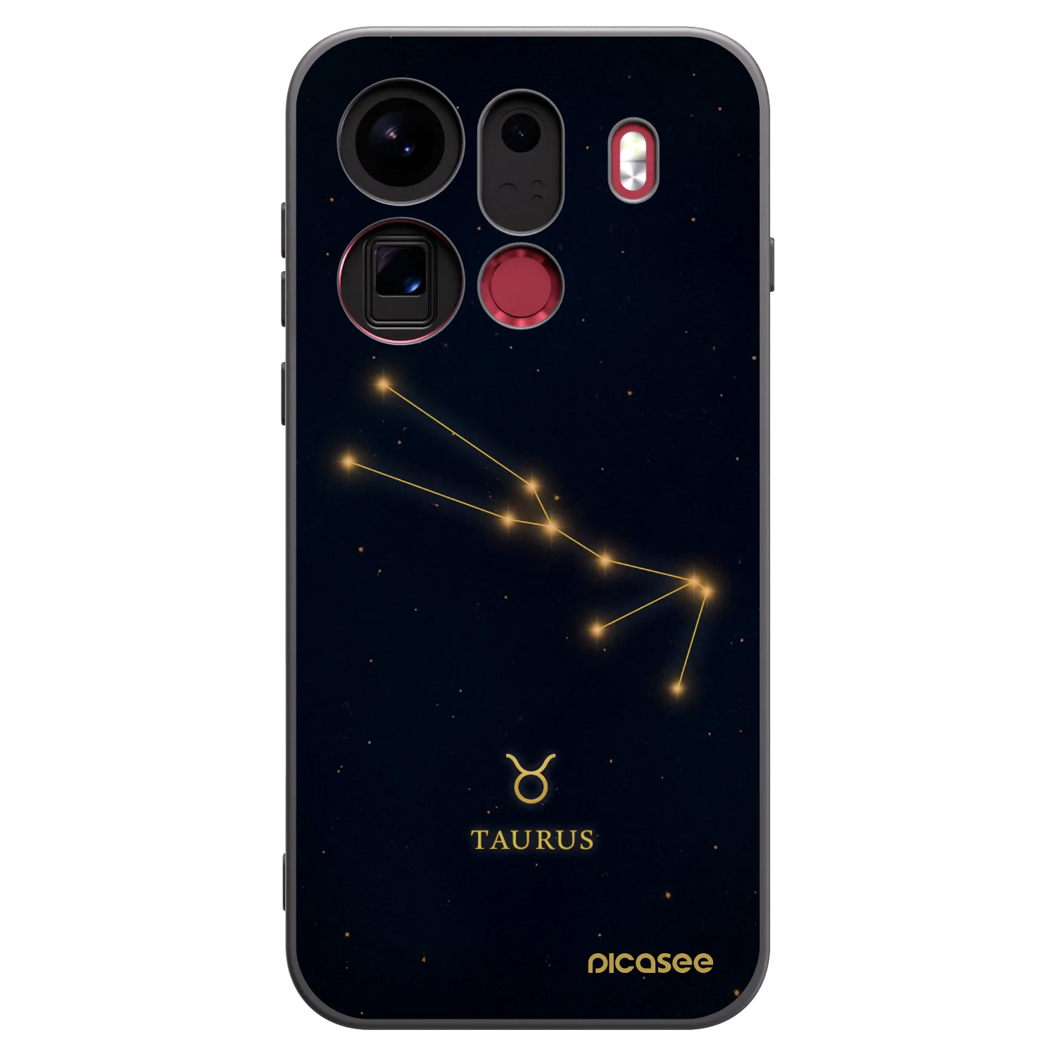 Picasee silikonový černý obal pro OPPO Find X9 Pro - TAURUS