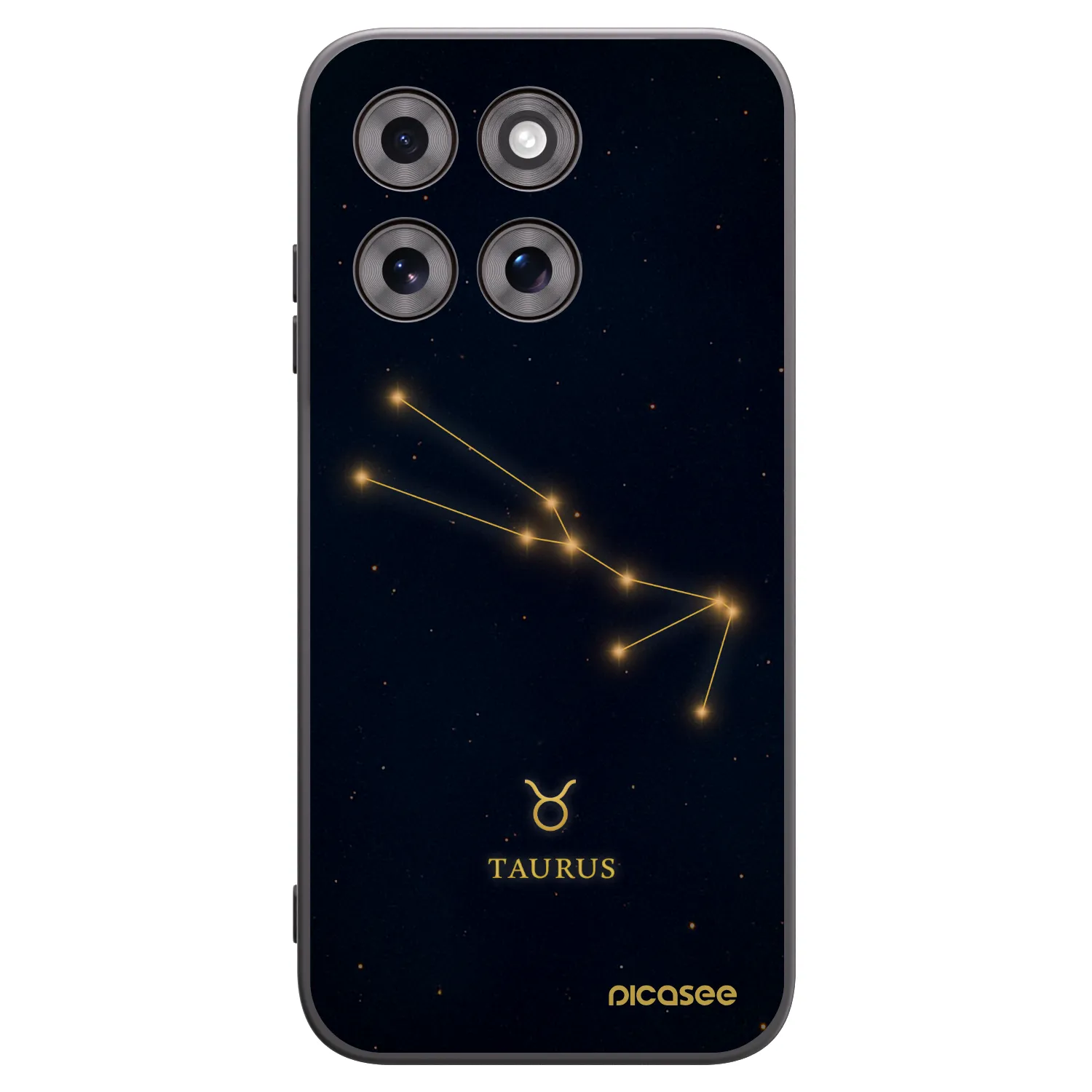 Picasee silikonový černý obal pro Motorola Moto G77 - TAURUS