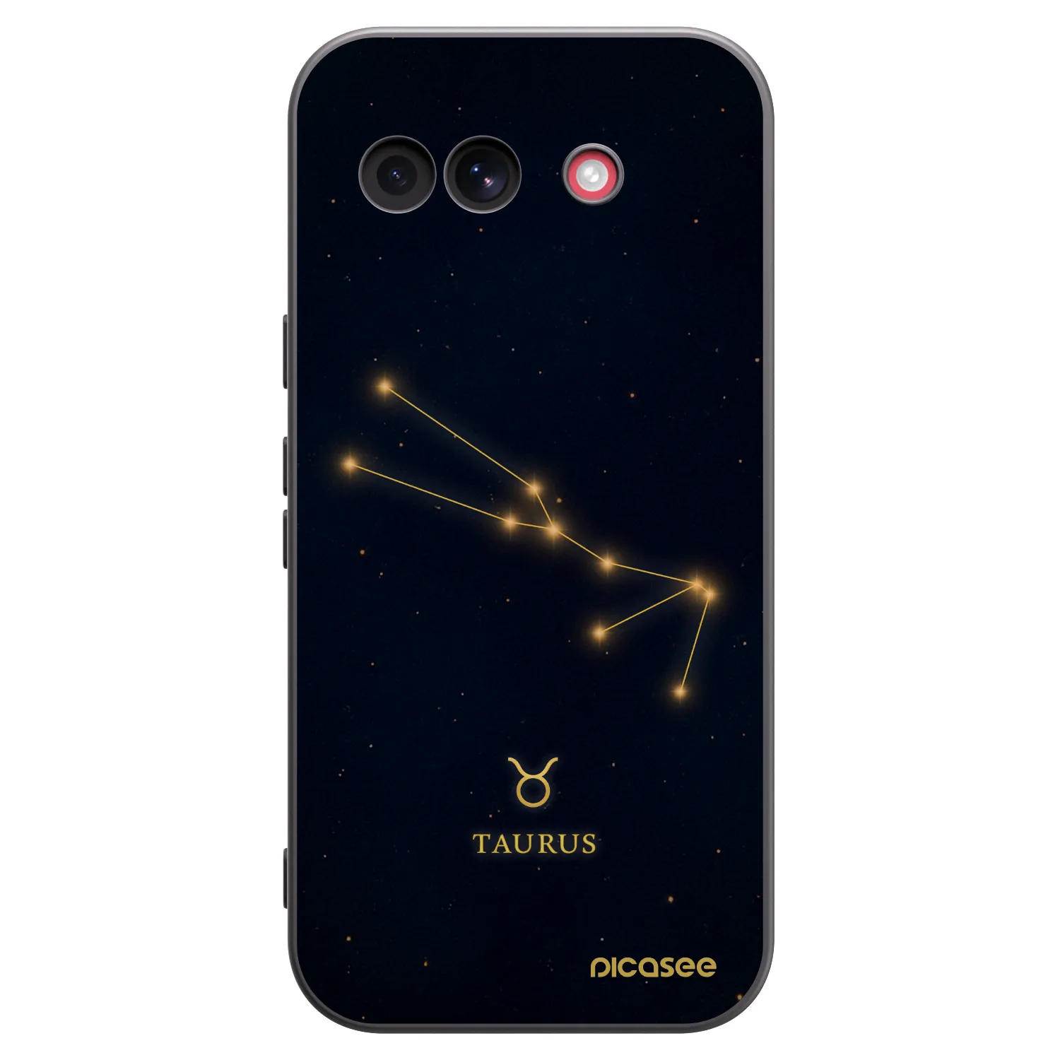 Picasee silikonový černý obal pro Google Pixel 10a - TAURUS