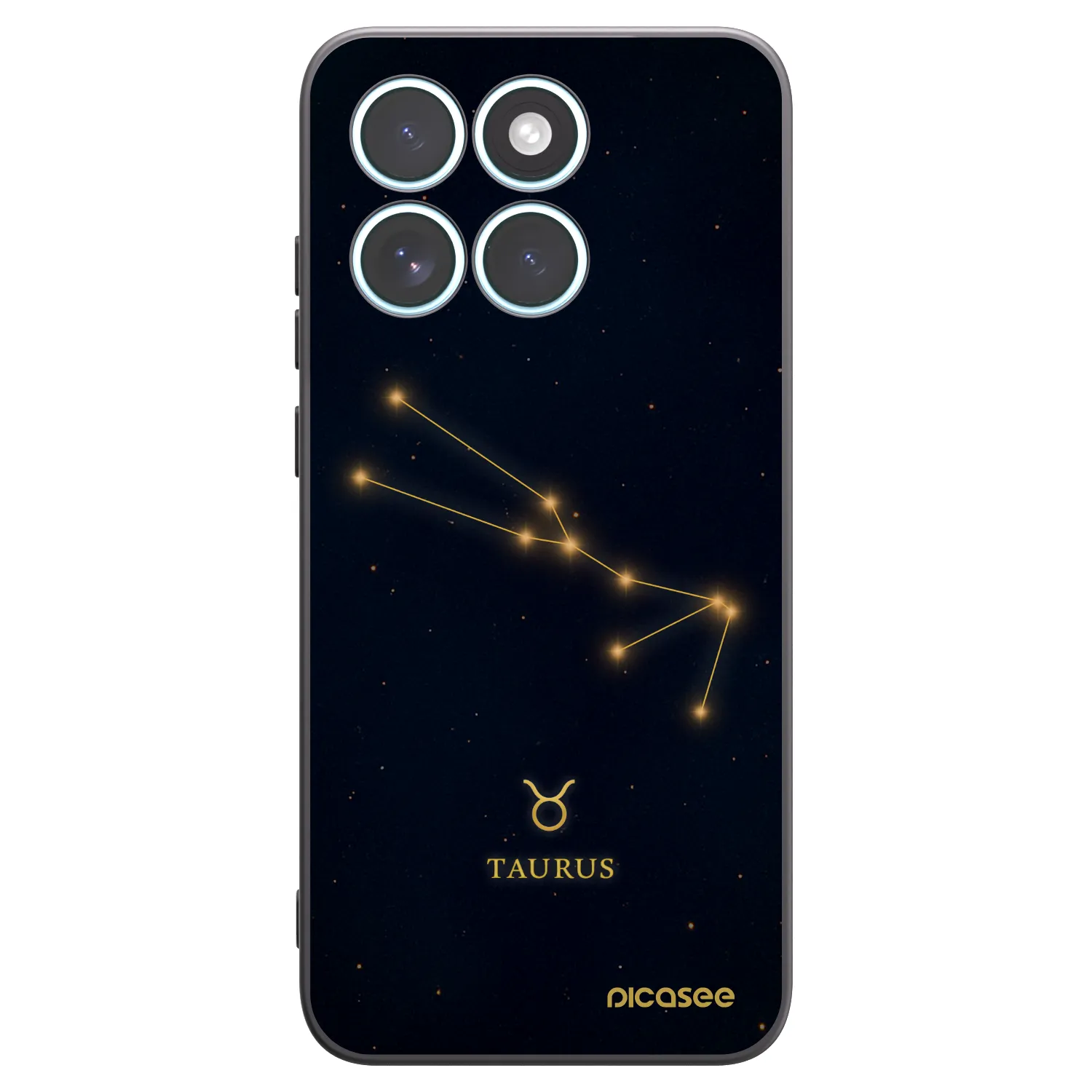 Picasee silikonový černý obal pro Motorola Edge 70 Fusion - TAURUS