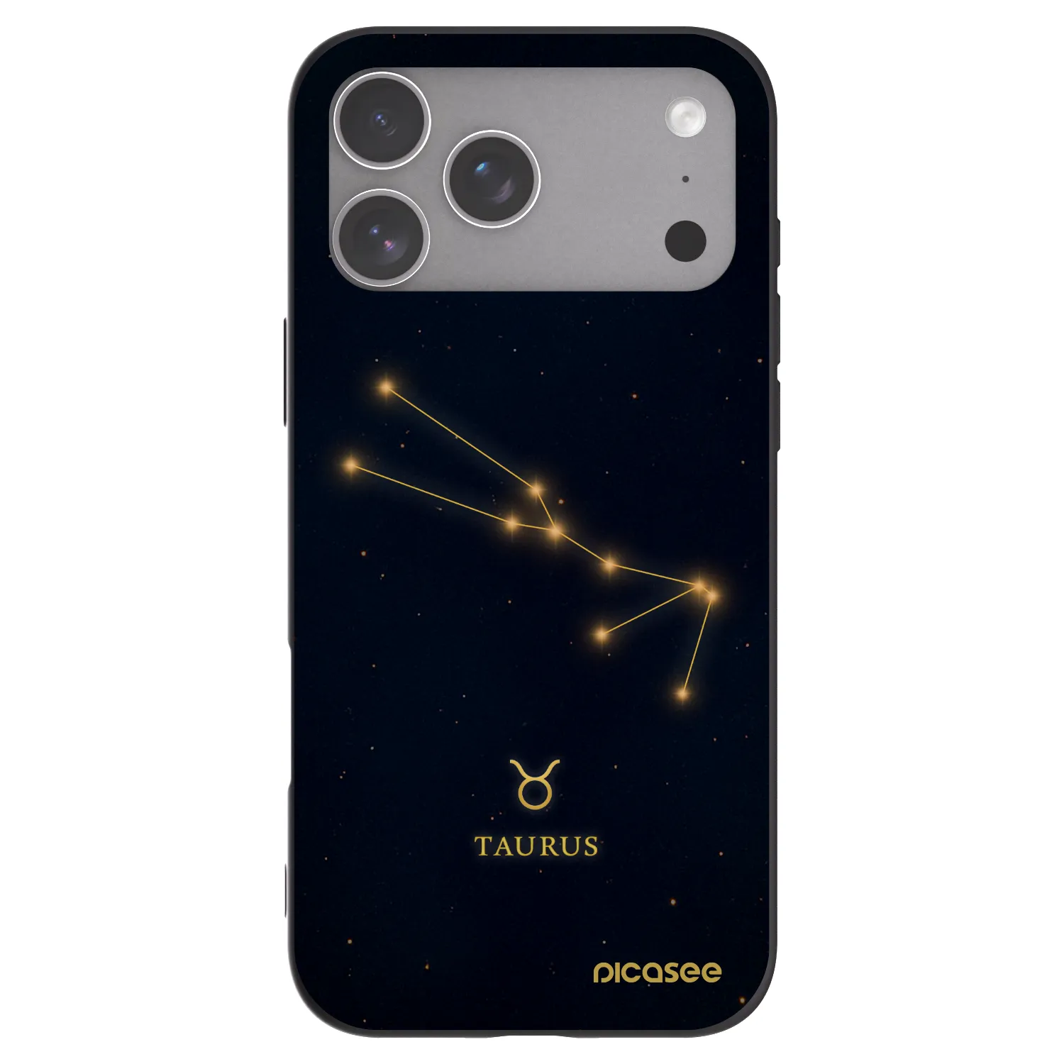 Picasee silikonový černý obal pro Apple iPhone 18 Pro Max - TAURUS