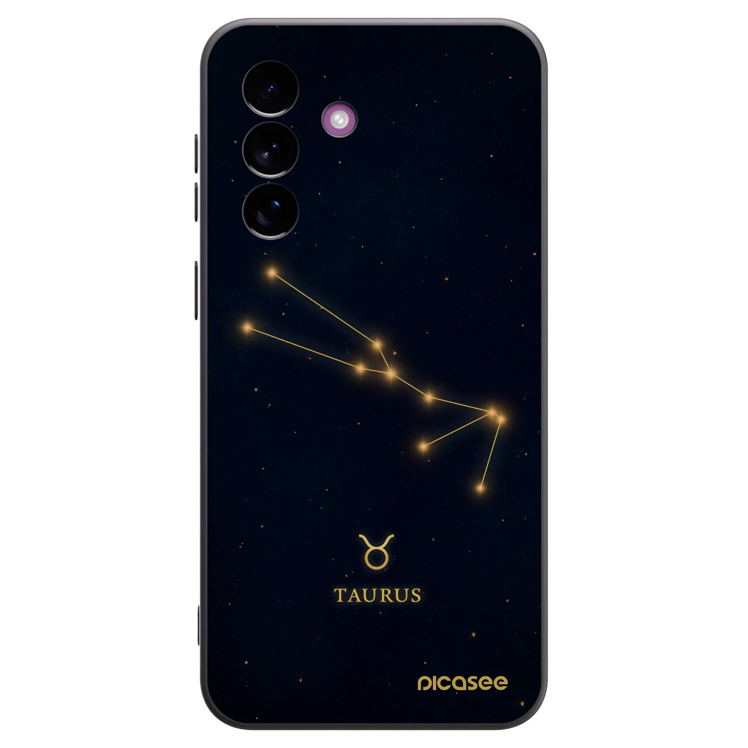Picasee silikonový černý obal pro Samsung Galaxy A37 - TAURUS