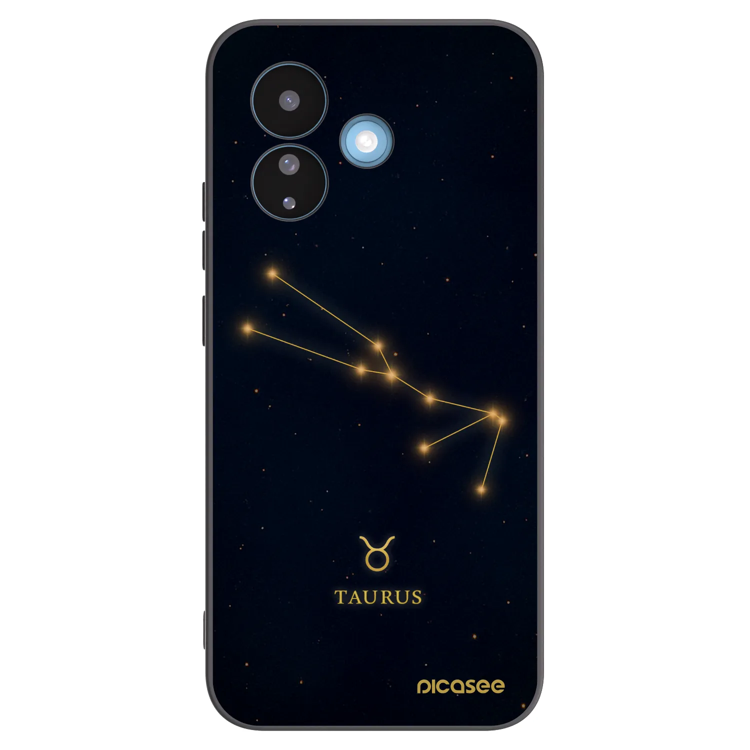 Picasee silikonový černý obal pro Xiaomi Redmi Note 17 Pro 5G - TAURUS