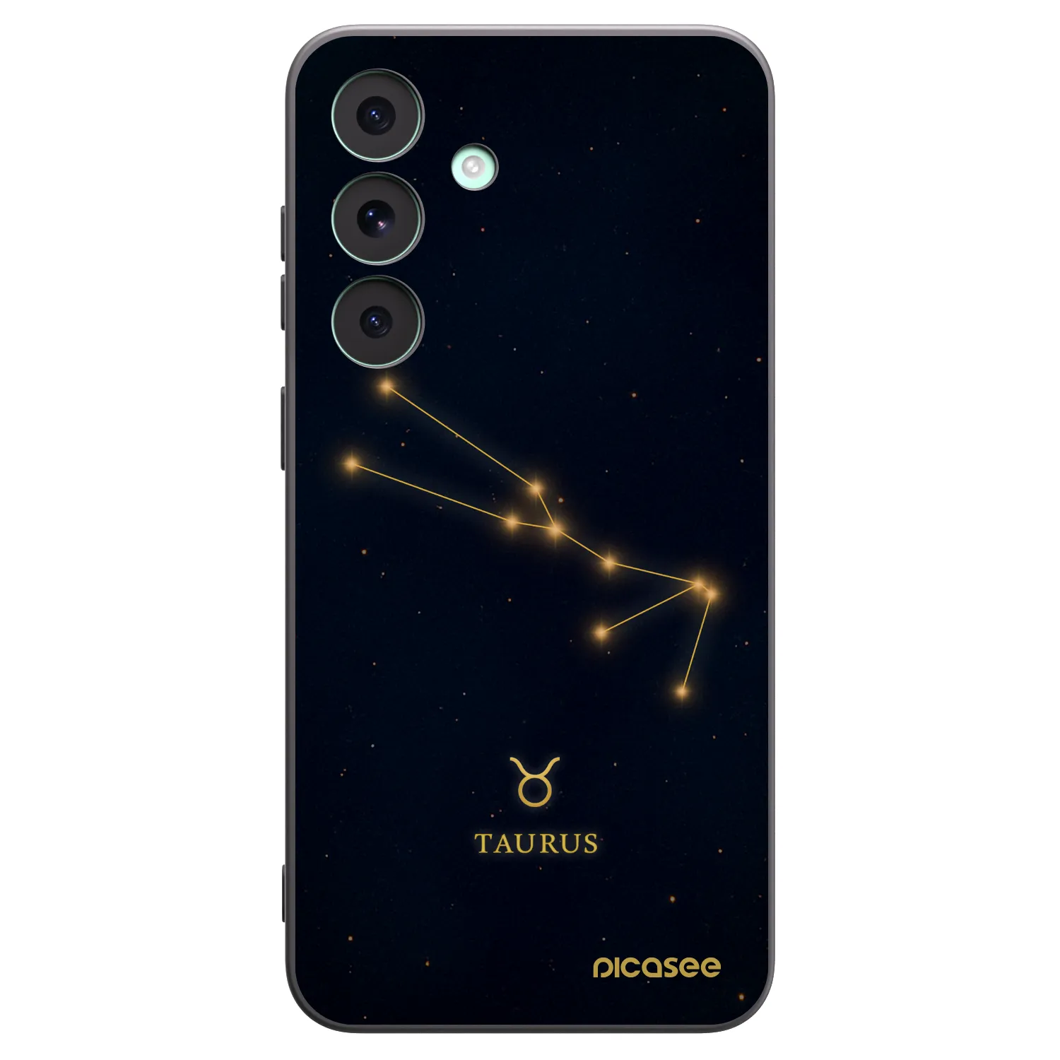 Picasee silikonový černý obal pro Samsung Galaxy S26 FE - TAURUS