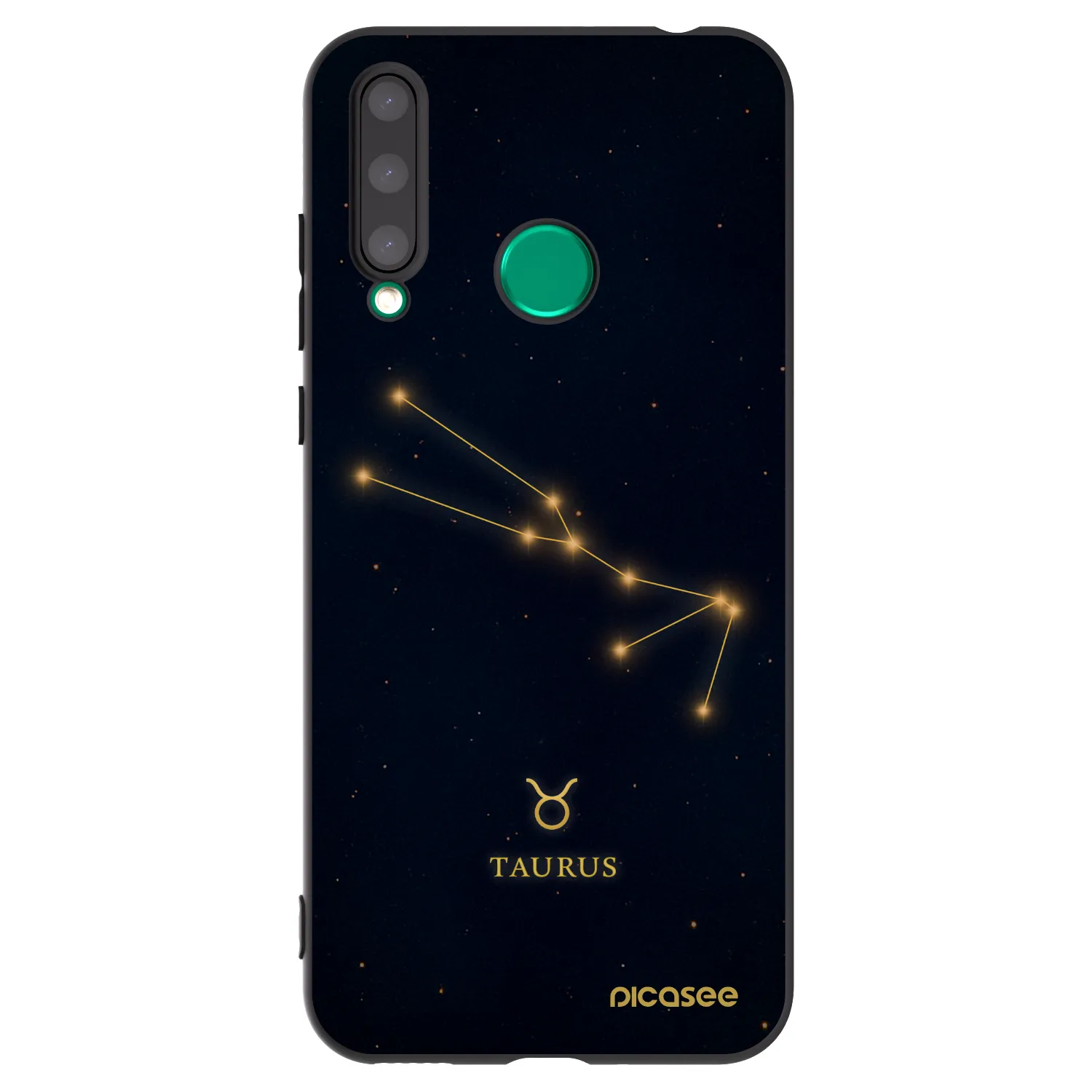 Picasee silikonový černý obal pro Honor 20 Lite - TAURUS