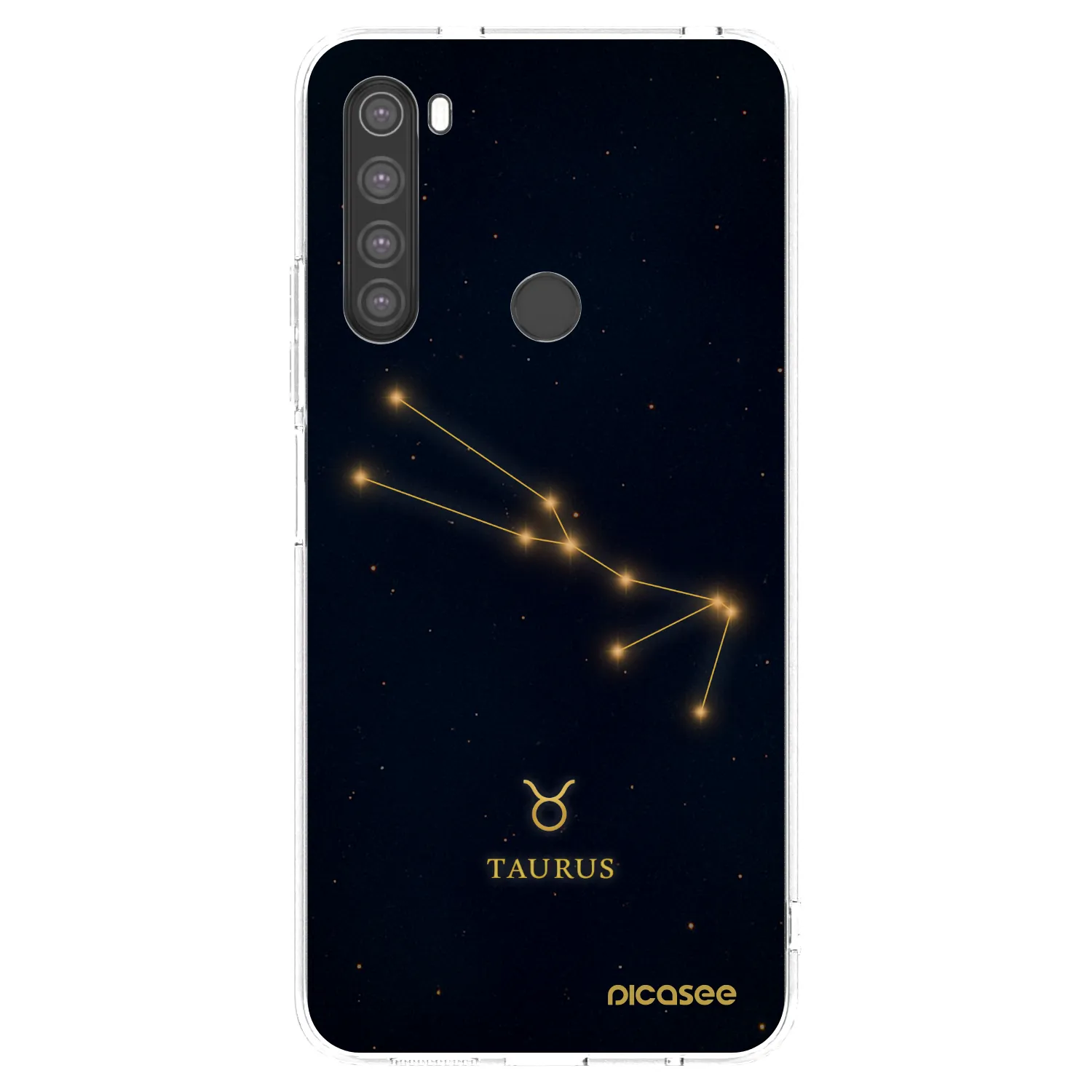 Picasee silikonový průhledný obal pro Xiaomi Redmi Note 8 - TAURUS