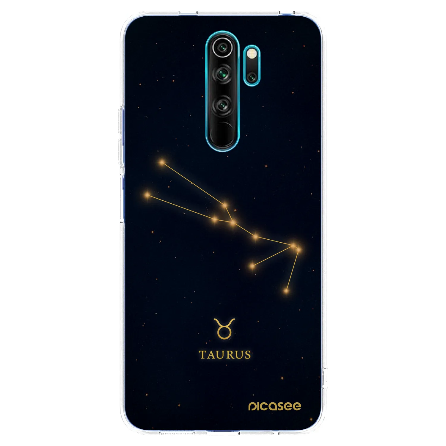 Picasee silikonový průhledný obal pro Xiaomi Redmi Note 8 Pro - TAURUS