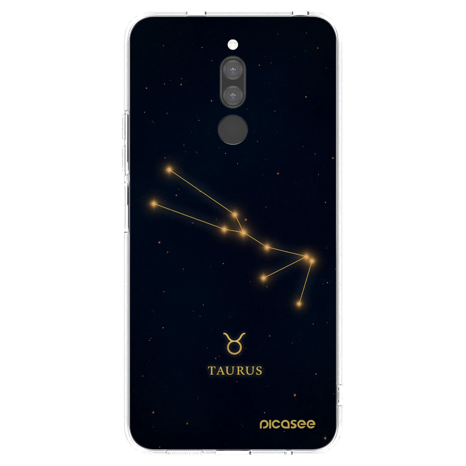 Picasee silikonový průhledný obal pro Xiaomi Redmi 8 - TAURUS