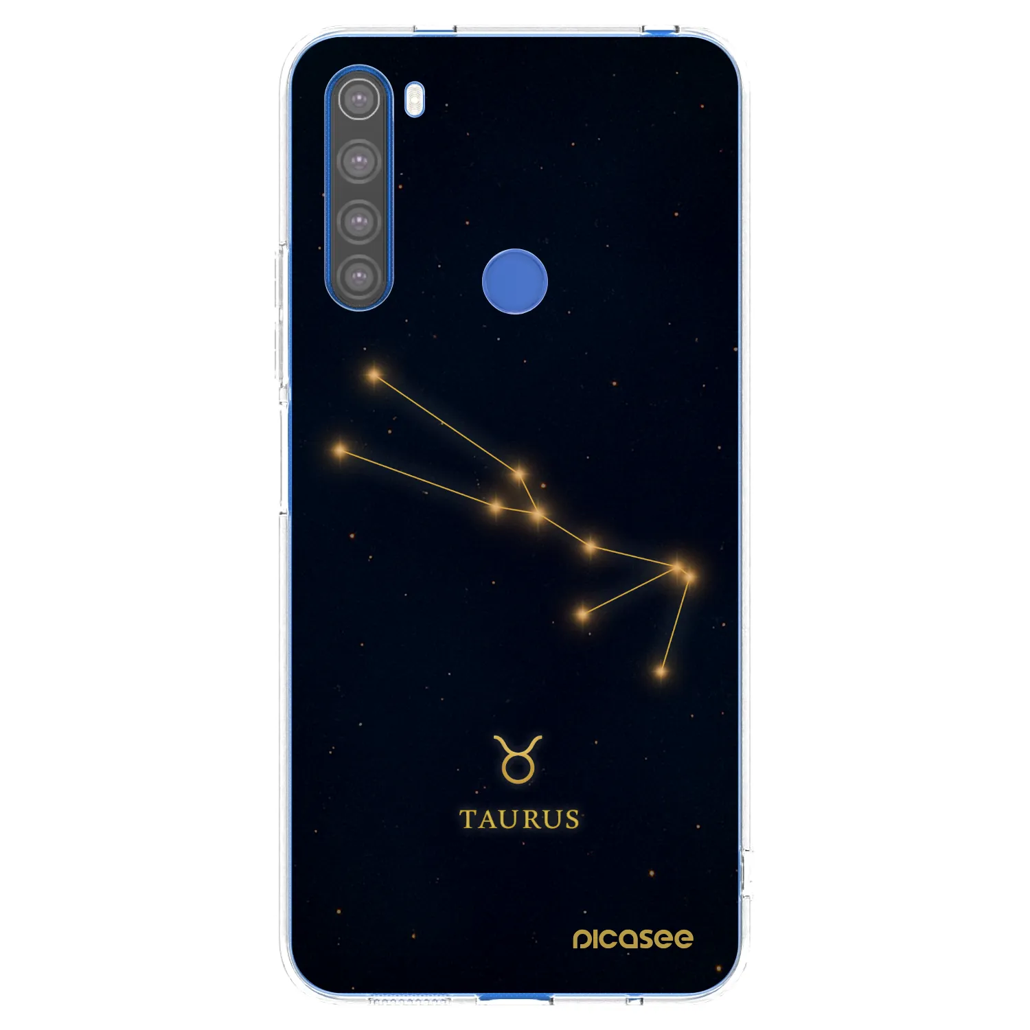 Picasee silikonový průhledný obal pro Xiaomi Redmi Note 8T - TAURUS