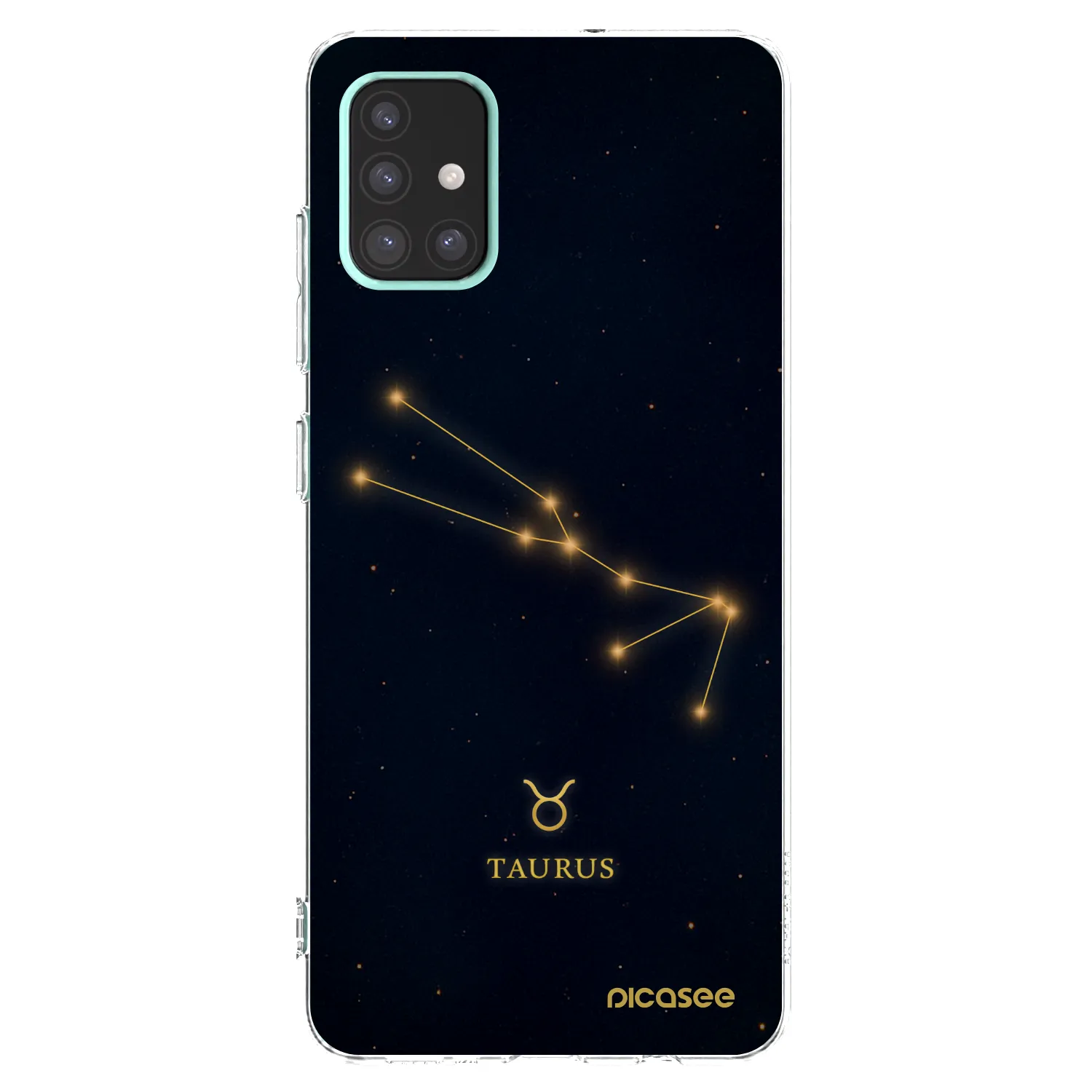 Picasee silikonový průhledný obal pro Samsung Galaxy A51 A515F - TAURUS