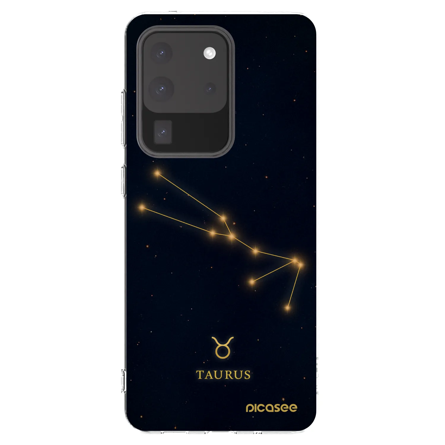 Picasee silikonový průhledný obal pro Samsung Galaxy S20 Ultra 5G G988F - TAURUS