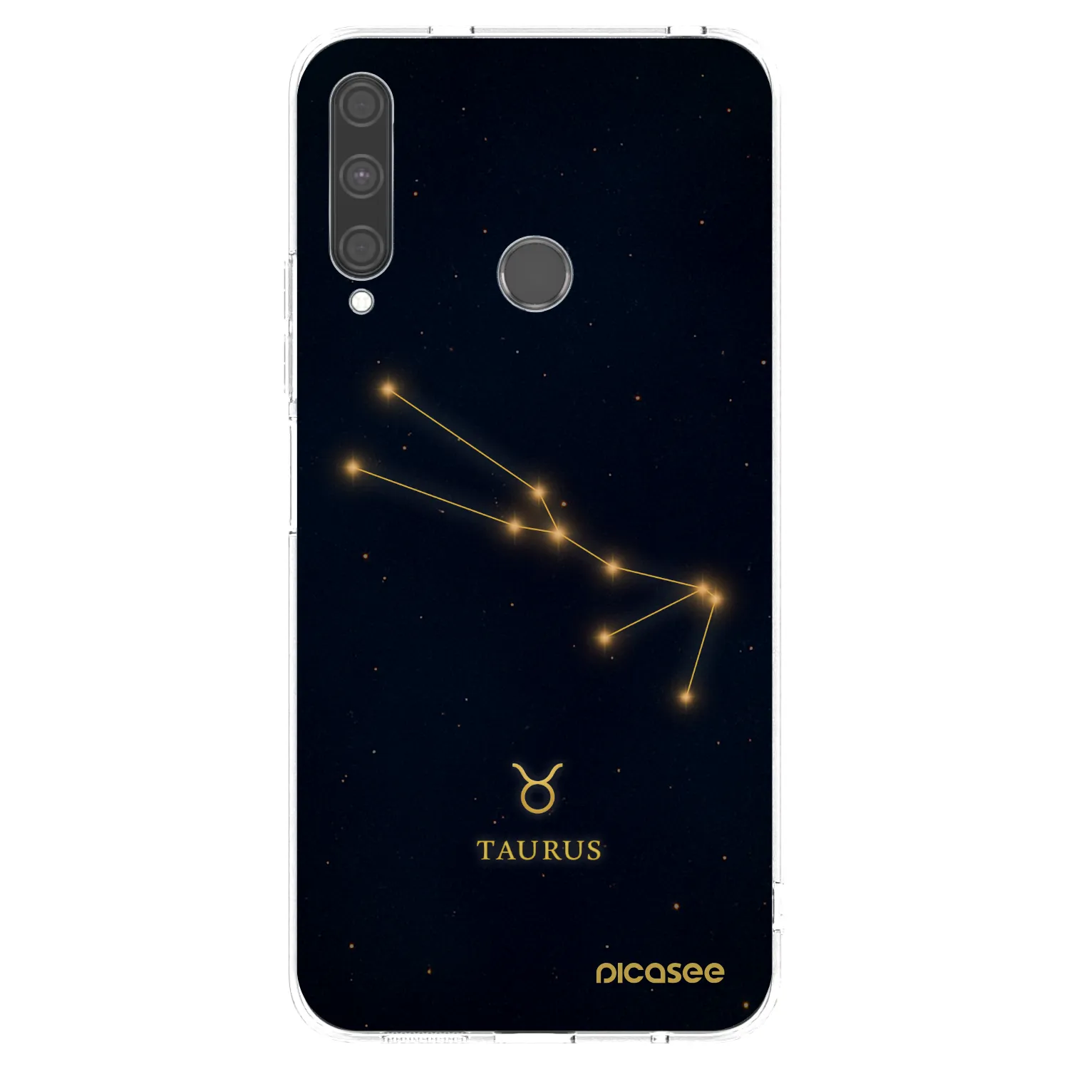 Picasee silikonový průhledný obal pro Huawei P40 Lite E - TAURUS