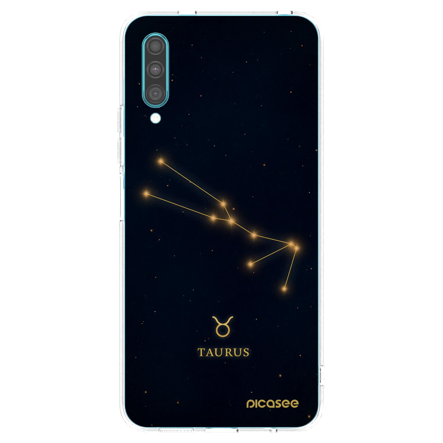 Picasee silikonový průhledný obal pro Samsung Galaxy A30s A307F - TAURUS