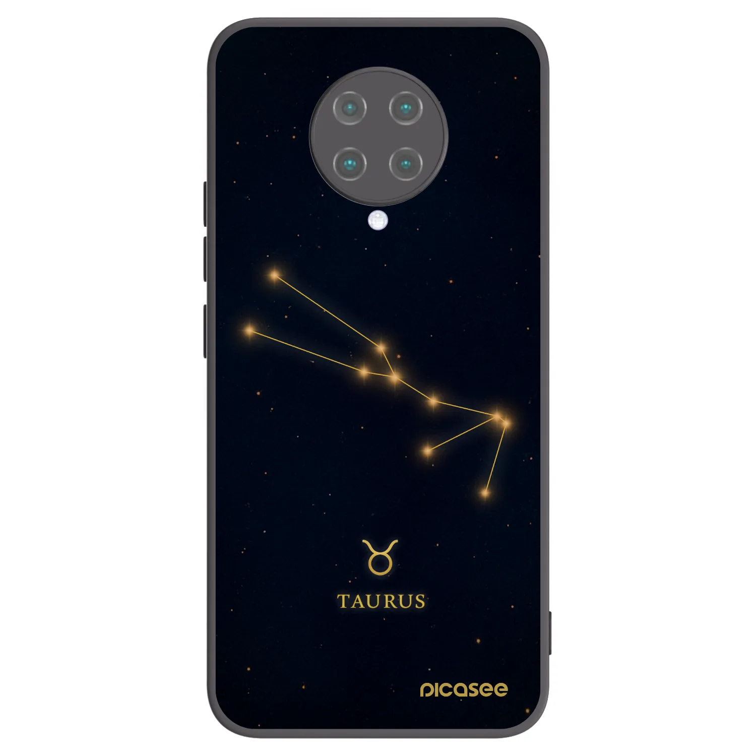 Picasee silikonový černý obal pro Xiaomi Poco F2 Pro - TAURUS