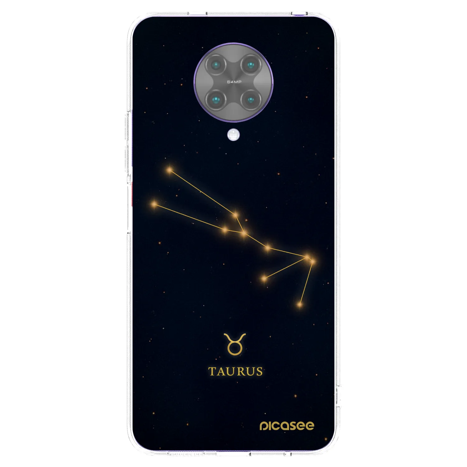 Picasee silikonový průhledný obal pro Xiaomi Poco F2 Pro - TAURUS
