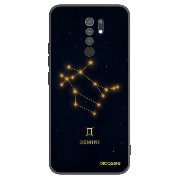 Picasee silikonový černý obal pro Xiaomi Redmi 9 - GEMINI
