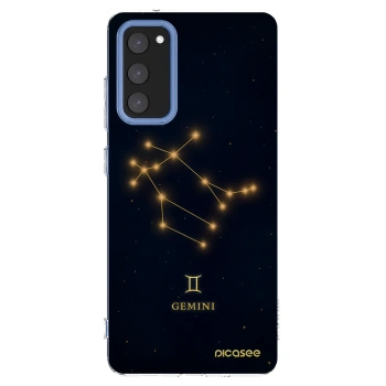 Picasee silikonový průhledný obal pro Samsung Galaxy S20 FE - GEMINI